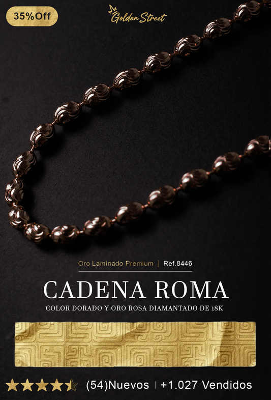Cadena Roma Diamantada / 8446